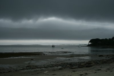 storm approaching fast, Hamilton Beach