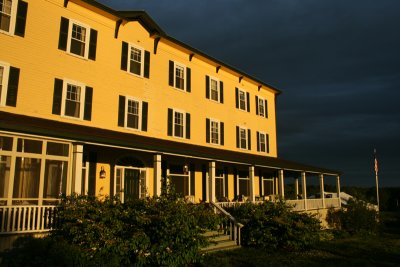 Chebeague Island Inn at sunset