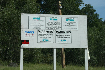 Newfield Appalachia well site, Abrahamville, 2010