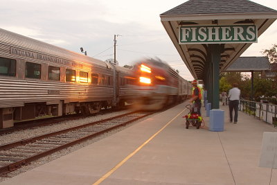 Indiana State Fair Train Fishers Station 2010