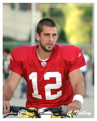Aaron Rodgers @ Packers training camp 2006