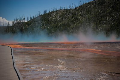 Grand Prismatic Spring, Midway geyser Basin, Yellowstone
