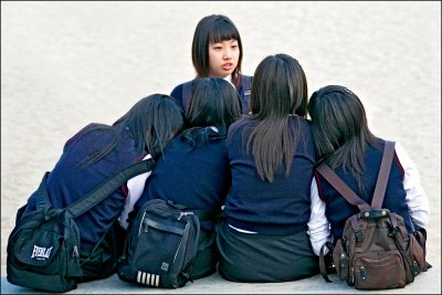 Korean Schoolgirls.