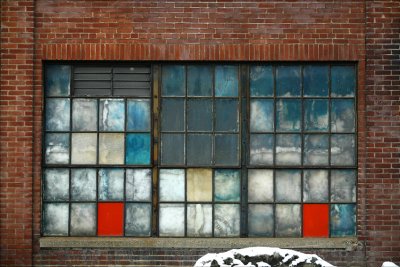 Factory windows.