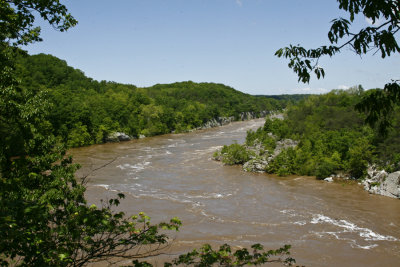 View from cow hoof rock up the gorge