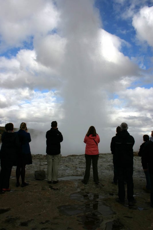 Geysir eruption 3 of 3