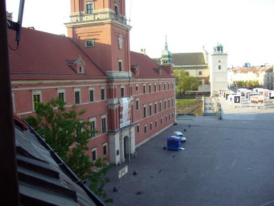 Royal Castle From My Window at dawn