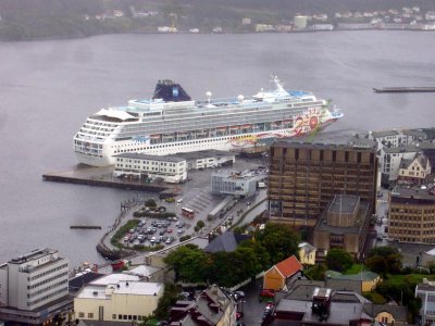 The Norwegian Sun in Alesund, Norway