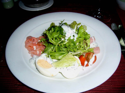 Sept 26 Dinner Pacific Heights Cobb Salad