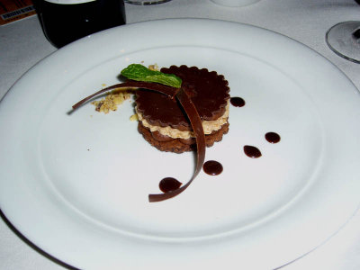 Sept 30 Dinner Le Bistro Chocolate Napoleon