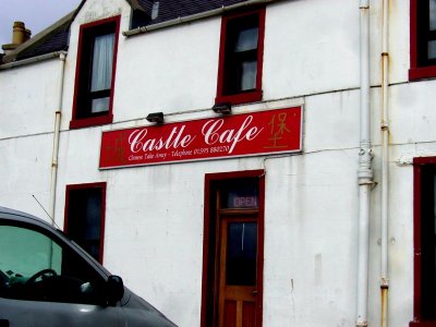 Chinese Take-out next to Scalloway Castle
