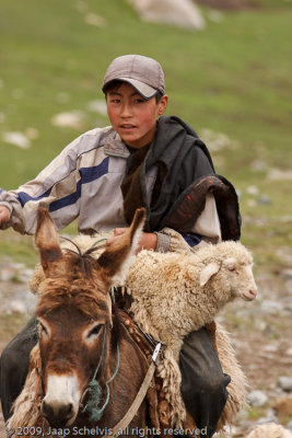 Kyrgiz shepherd boy