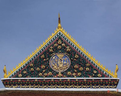 Wat Buppharam Wiharn Gable (DTHB542)
