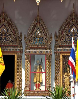 Wat Chaichana Songkhram Ubosot Entrance (DTHB749)