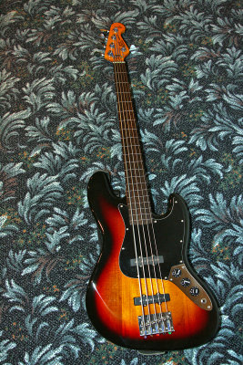 SX SJB-62 4+1 Fretless (60's Jazz copy)