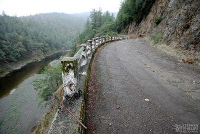 Old Highway 101 - above the river