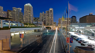 Moscone Convention Center at Dawn