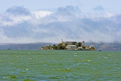 Wind Blown Waters Off Alcatraz