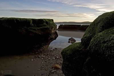 Tide Pool at Sunset - Drake's Bay