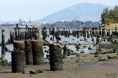 Carquinez Strait - looking east - View from Port Costa