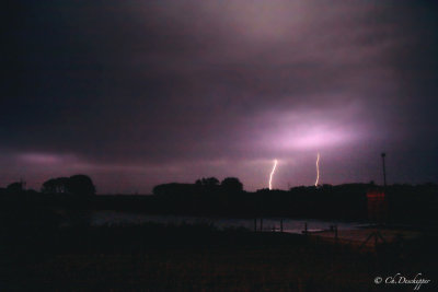 bliksem boven zennegat