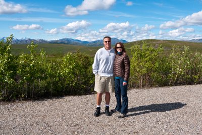 National Park Tour, Mt. McKinley in the background