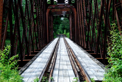 Pemi River - Old train bridge