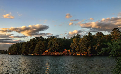 Cottages at Sunset 