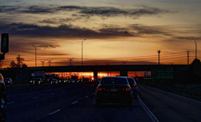 Dawn on the 401 