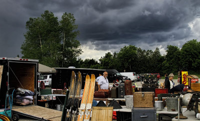 Stormy Morning at the Market 