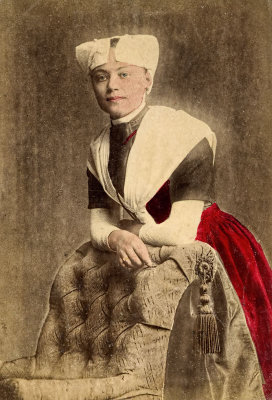 Hand Tinted Lady 