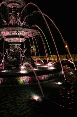 Fountain at Night 
