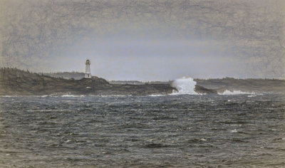 Lighthouse and Wave 