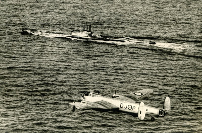 Lancaster and Submarine 