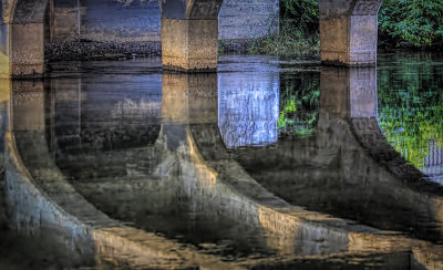 Reflection Under the Bridge 