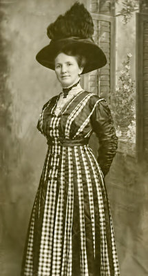 Lady with a Large Hat 