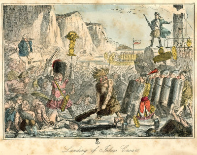 Landing of Julius Caesar 