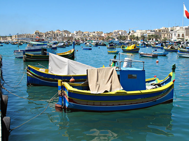 G10_0275.jpg Luzzus - Traditional Maltese fishing boats - Marsaxlokk Harbour -  A Santillo 2009