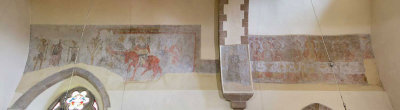 IMG_6423-6425.jpg Early 13th c frescos - Castel Church, Castel -  A Santillo 2014