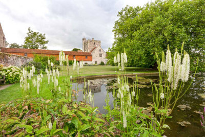 IMG_4811-Edit.jpg The Hospital of St Cross - Medieval gatehouse and building from the garden - Winchester -  A Santillo 2013