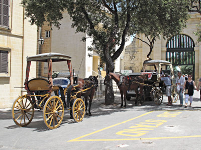G10_0089.jpg Karozzini (horse drawn carriage) - Upper Barrakka Gardens, Valletta - © A Santillo 2009