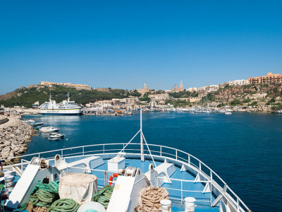 G10_0288.jpg Ferry enetering Mgarr Harbour - Gozo - © A Santillo 2009