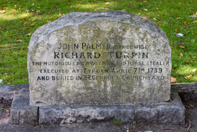 IMG_3419.jpg Richard (Dick) Turpin's grave - George Street, York - © A Santillo 2011