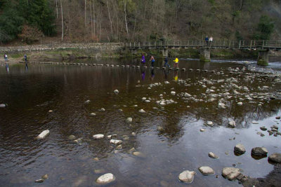 IMG_3781.jpg Stepping stones over the River Wharfe - Bolton Abbey, Wharfedale, North Yorkshire -  A Santillo 2012