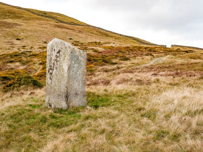 G10_0428.jpg Standing stone between Foel Lwyd and Blch y Ddeufaen - Wales -  A Santillo 2009