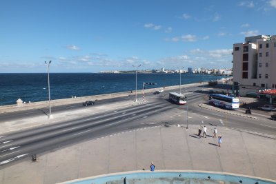 Malecon seen from Hotel Nacional