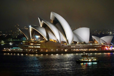 5. On our ship leaving Sydney