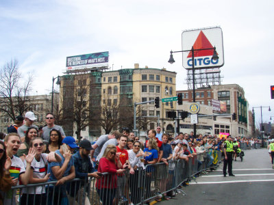 Mile 25 - Almost to the turn at Kenmore Square