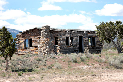 rock shack with chimney