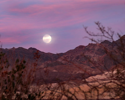 Sunset Camp moonrise